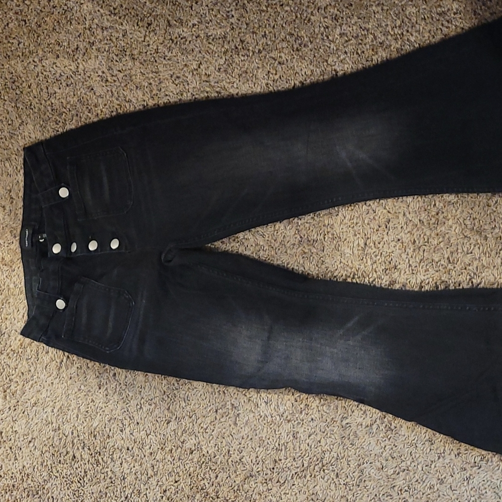 Driftwood bellbottom jeans black size 29×34
